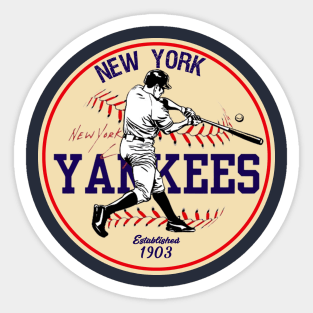 Old Style New York Yankees Sticker